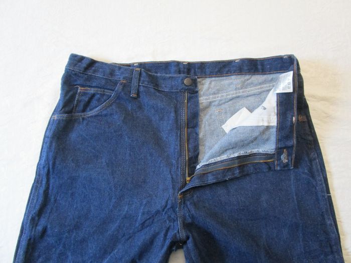 Jean Rustler by Wrangler homme 100% coton coupe droite straight leg Taille 50 W40 L30 Bleu brut (J26 - photo numéro 5