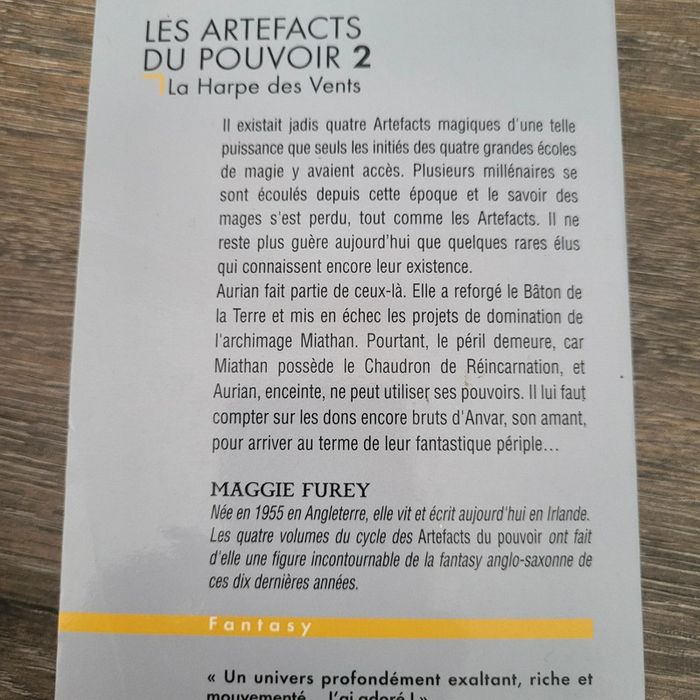 Les artefacts du pouvoir Tomes 1 et 2 - Maggie Furey - photo numéro 2