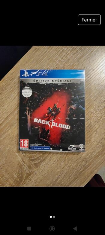 Jeu PS4 BACK BLOOD