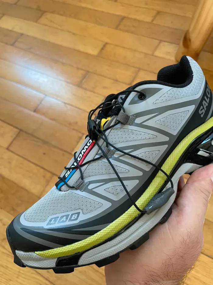 Salomon XT-6 Alloy Black / Dark Citron - 37,5EU - photo numéro 3