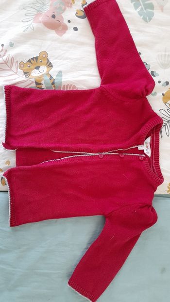 Gilet cardigan 3 boutons