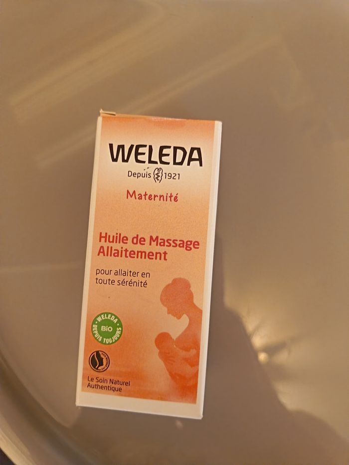 Huile massage allaitement