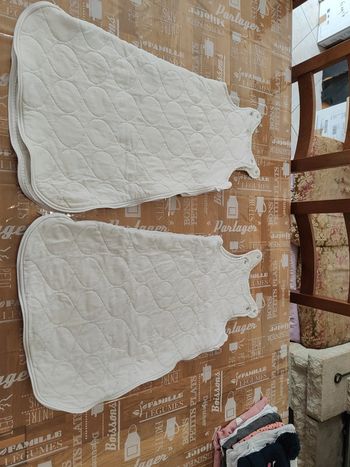 Lot de 2 gigoteuses blanches