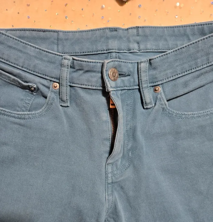 Jean’s Levi's 511 bleu /vert W29 L32 - photo numéro 2