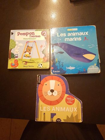 lot de 3 livres bébé