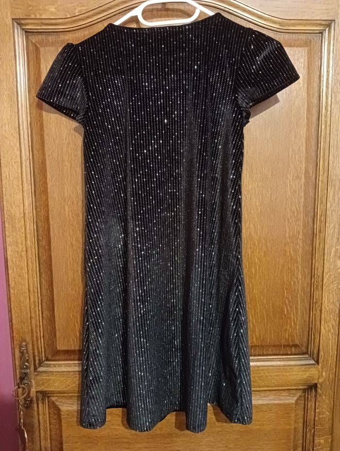 Robe Liberto 10 ans noire pailletée argentée - Noël 🌟 - photo numéro 2