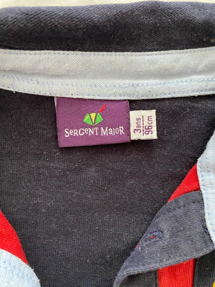 Lot 3 polos manches longues - Sergent Major - 3 ans - TBE - photo numéro 7