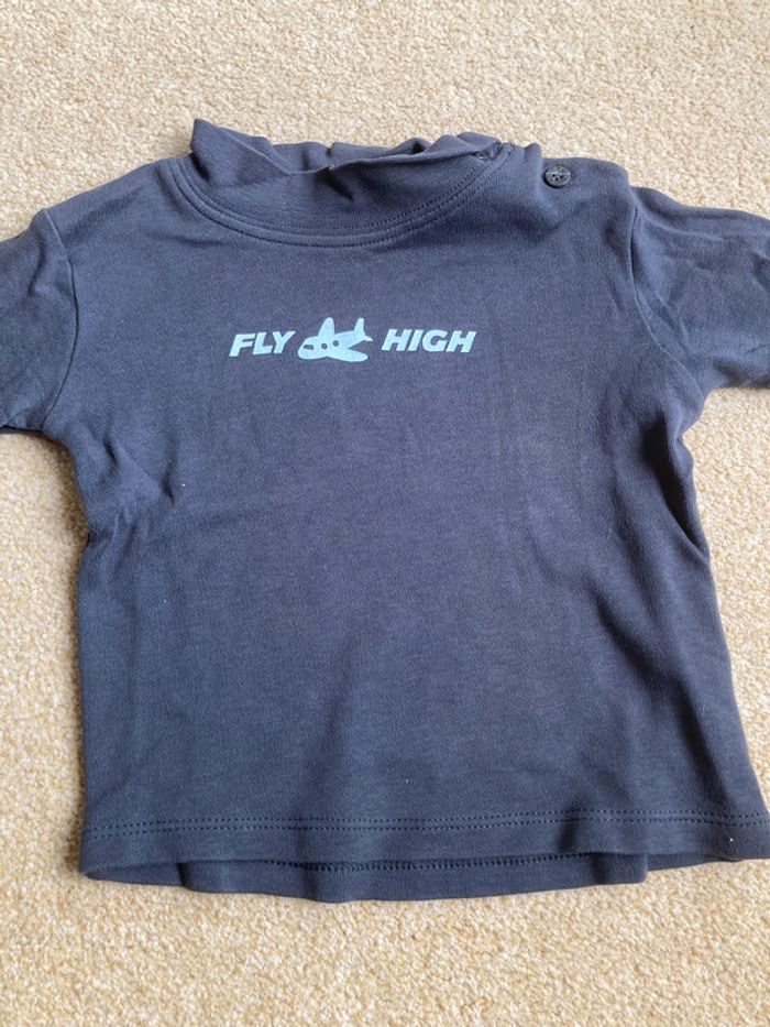 t-shirts manches longues garçon 12 mois - photo numéro 3