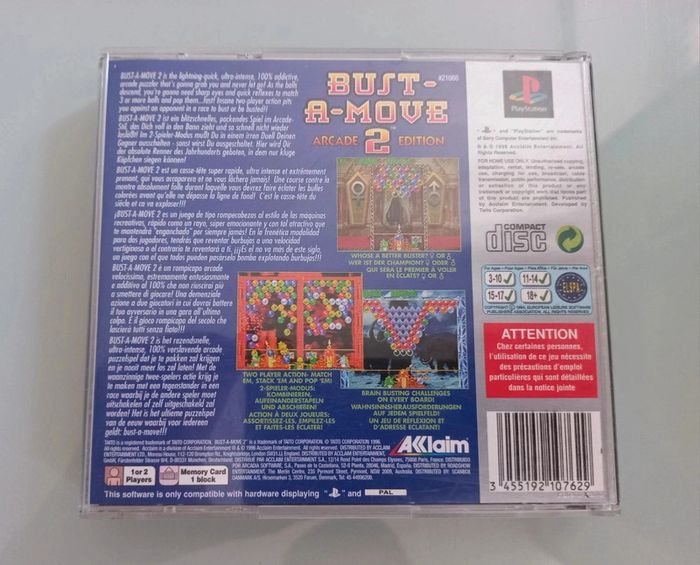 Jeu playstation 1 bust a move - photo numéro 3