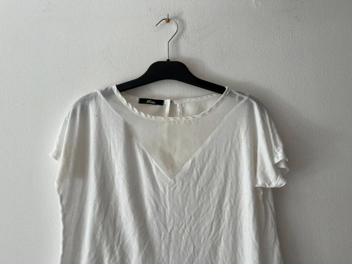 👕 Jolie blouse blanche Mim Taille M 👕 - photo numéro 2