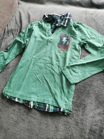 Polo manche longue 8 ans