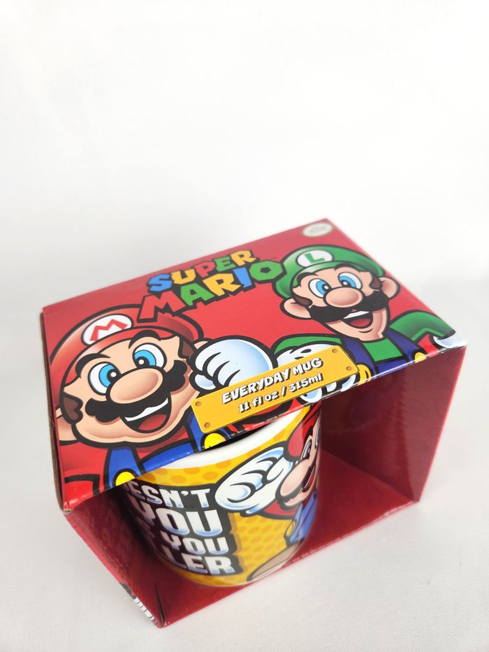 Mug Super Mario Bros. Nintendo Design Rétro et Message Fun - photo numéro 2