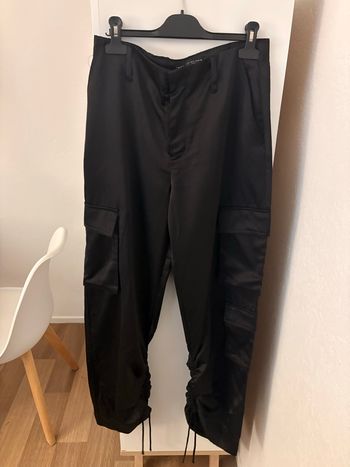 pantalon    Cargo satinée