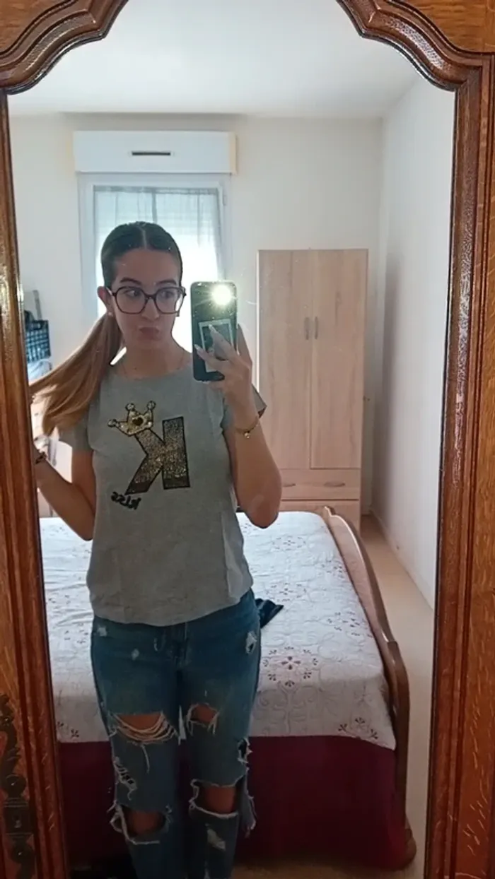 T-shirt gris - photo numéro 2
