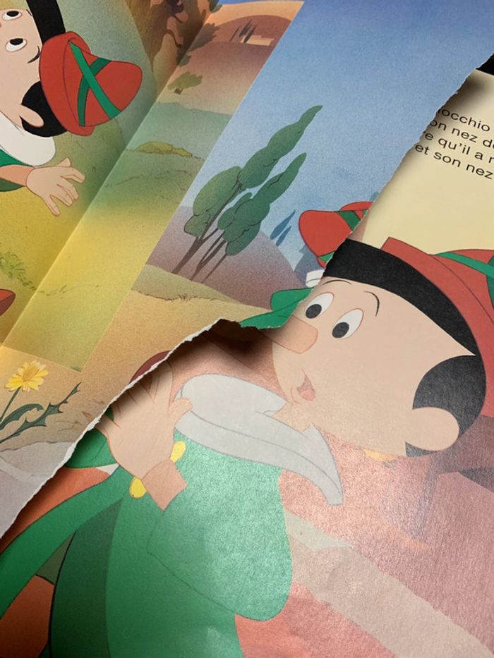 Livre enfant - Grand et gros livre 253 pages - Dix Contes Merveilleux - La petite sirène, Pinocchio. - photo numéro 15