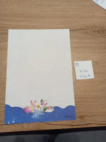Feuille Diddl A5 70 0,70€
