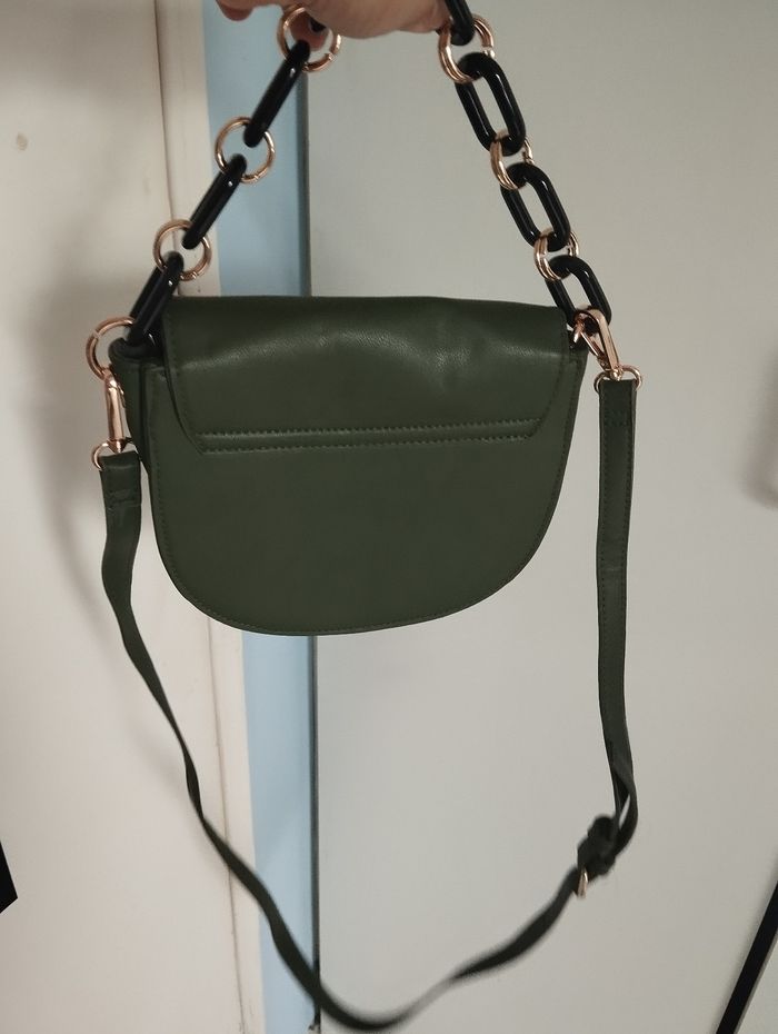 Sac bandoulière vert kaki La Redoute - photo numéro 5