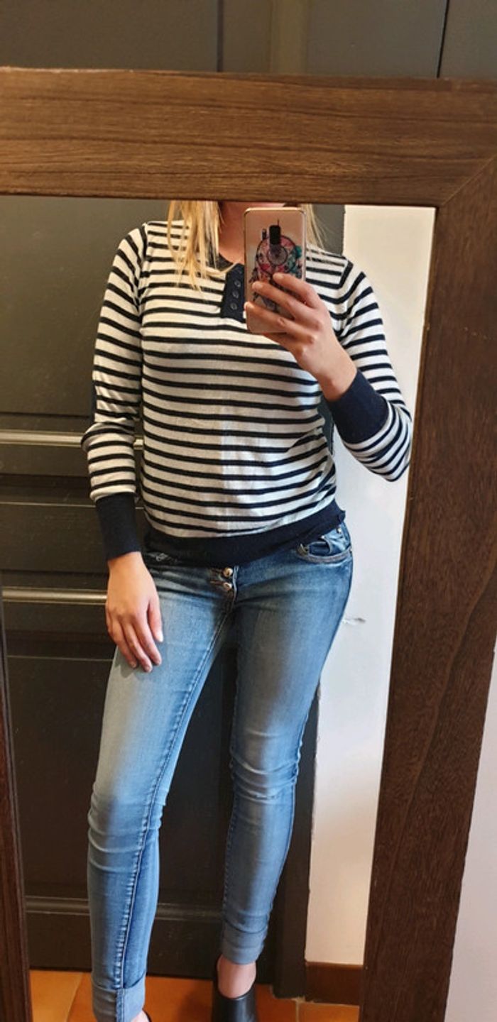 pull marinière cachemire - photo numéro 3