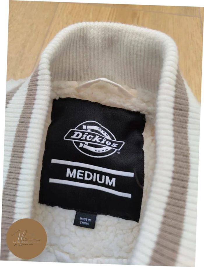 Veste Moumoute Dickies Blanche Taille M - photo numéro 6