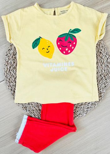 Ensemble tee-shirt et legging 3/4