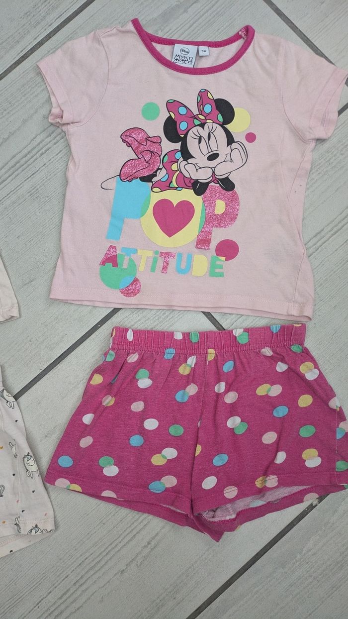Lot pyjama short fille 3 ans - photo numéro 4