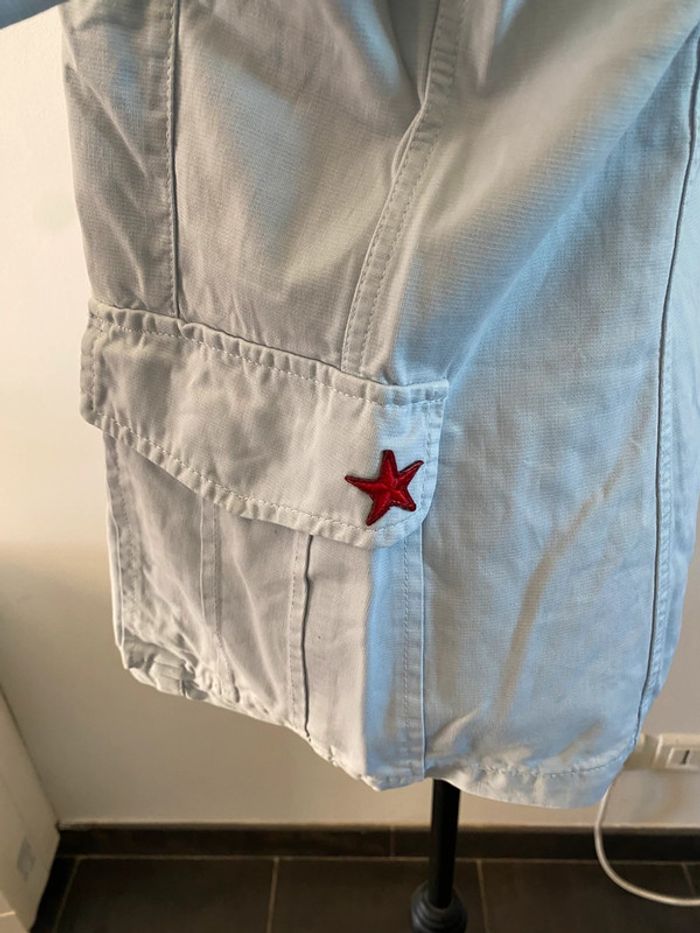 Veste chemise United Color of Benetton bleu clair taille 44 - photo numéro 4