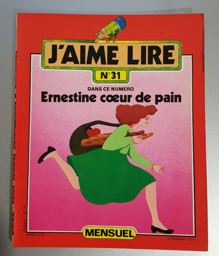 J'aime Lire N° 031 - Ernestine coeur de pain (août-79) - Evelyne Passegand - Letizia Galli - Bayard