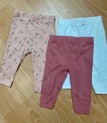 Lot 3 leggings - 6 mois - Vertbaudet