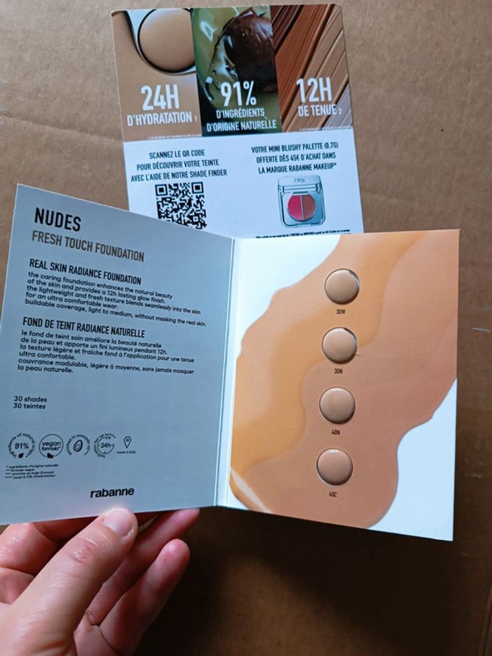 Fond de teint paco Rabanne nude 
Formule vegan - photo numéro 2