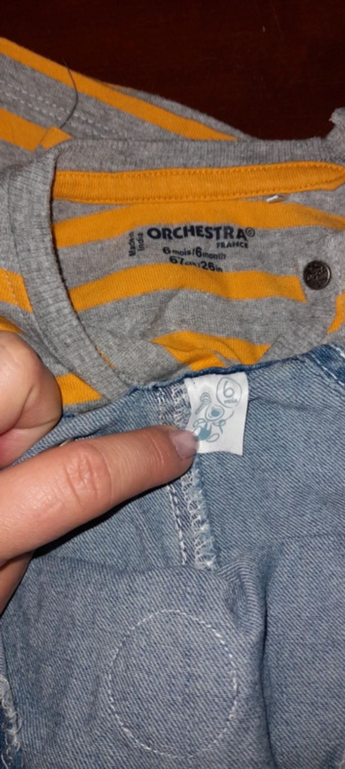 Salopette et t shirt - photo numéro 3