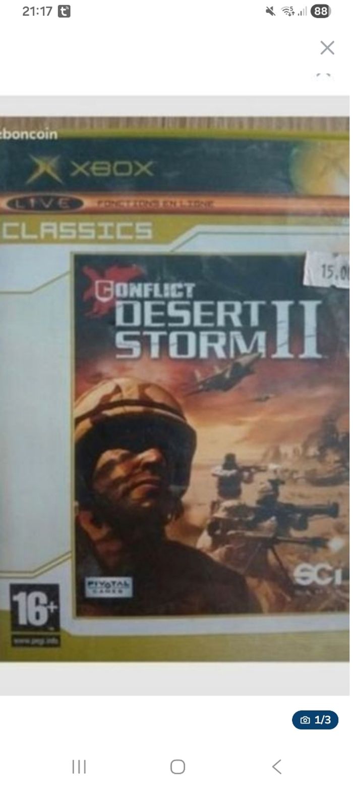 Désert storm 2 xbox