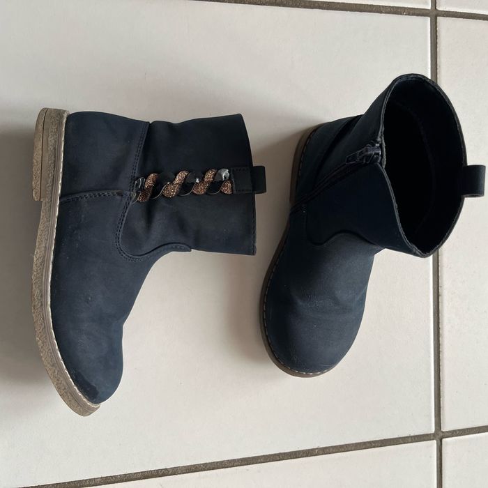 Bottines bleu fille 29