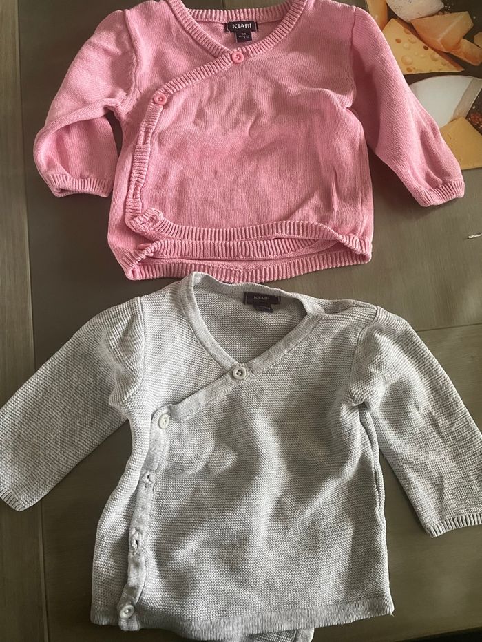 Lot de gilets 1 mois