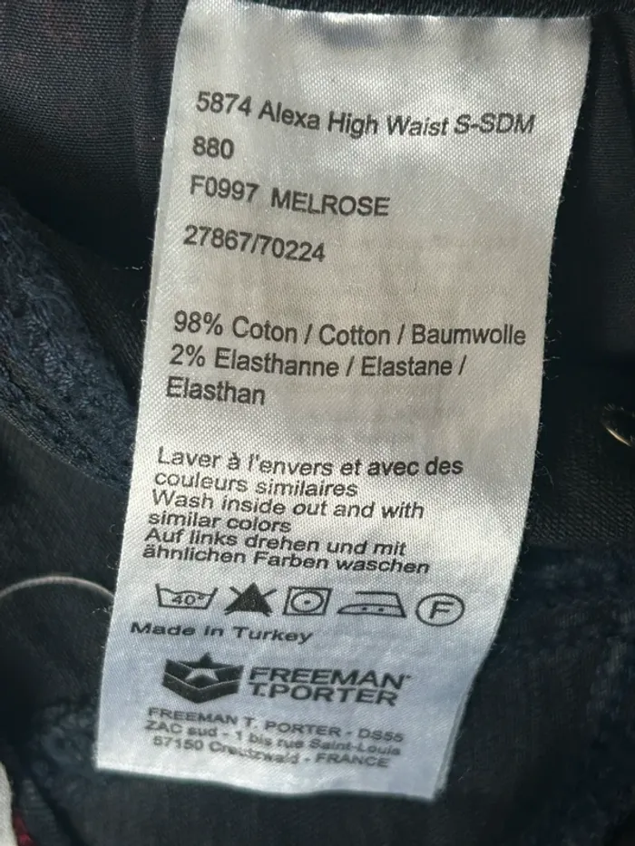 Jean Freeman T Porter taille 34 - photo numéro 5
