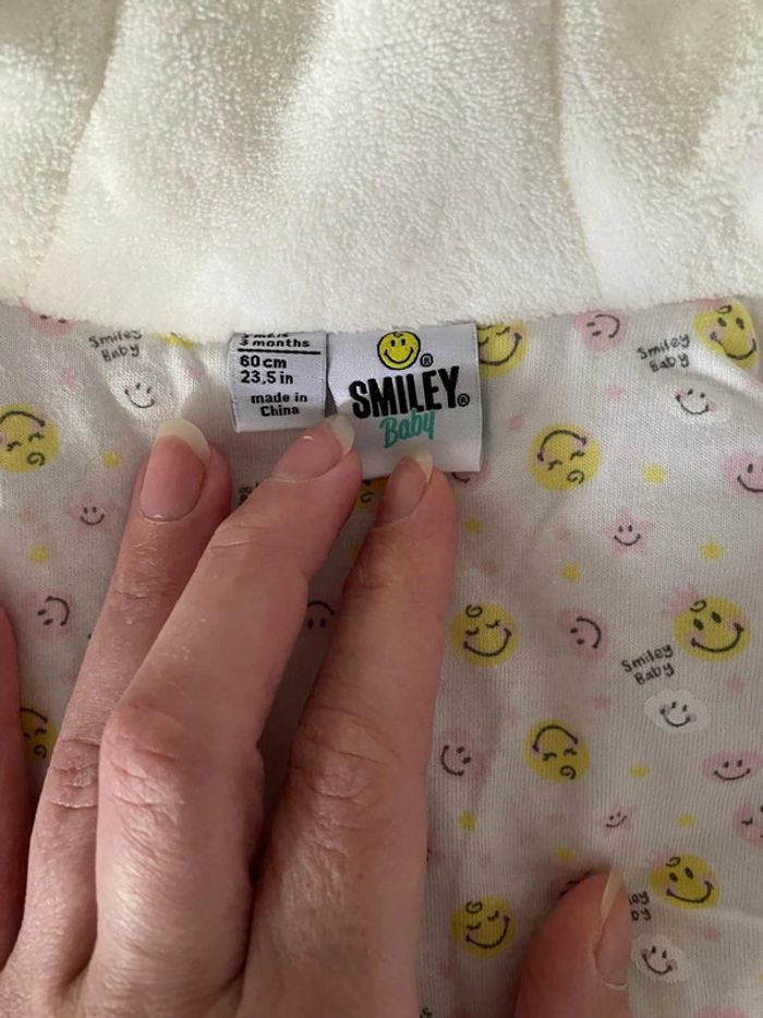 Combinaison bébé 3 mois 60cm Smiley baby - photo numéro 6