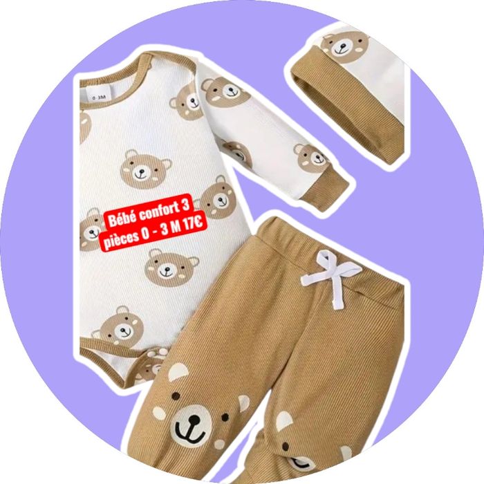 Tenue bébé 3 pièces 0-3M  17€ - photo numéro 10