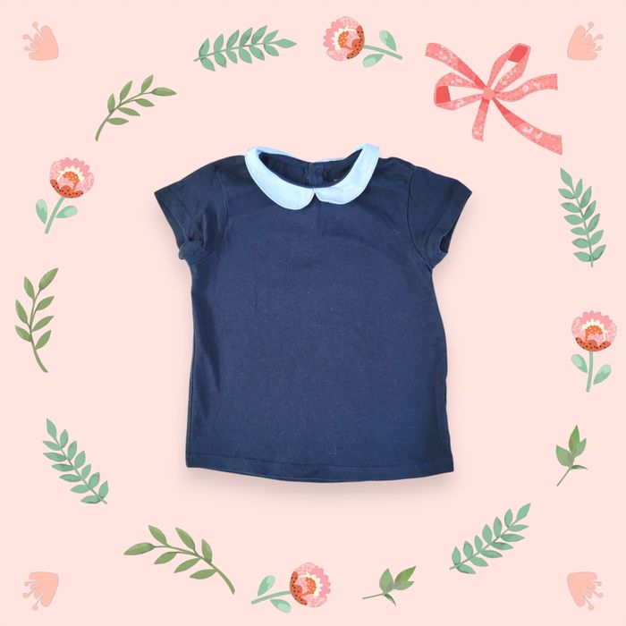 T-shirt col Claudine