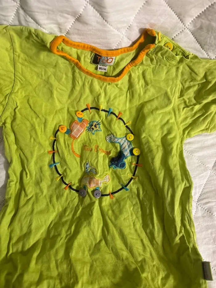 T shirt taille 2ans marque tao - photo numéro 2
