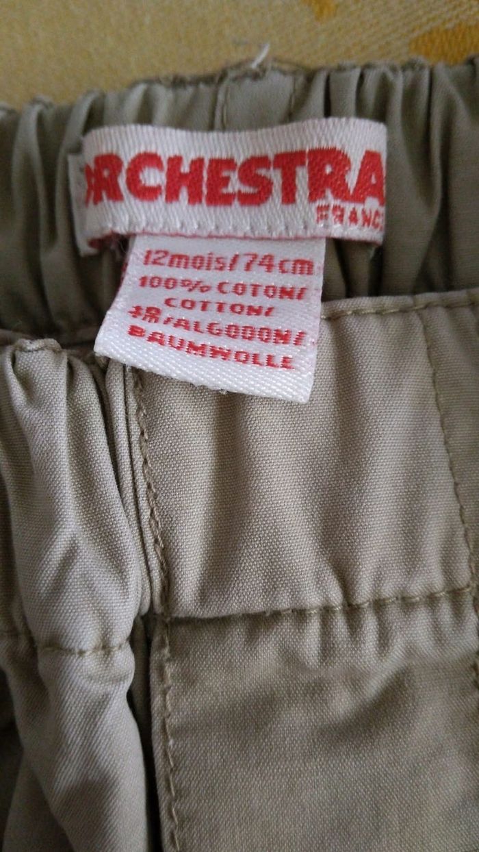 Pantalon été garçon orchestra - photo numéro 3