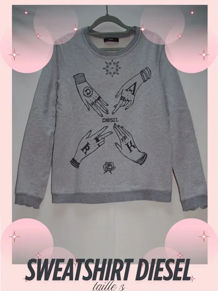 Sweatshirt gris Diesel - Taille S
