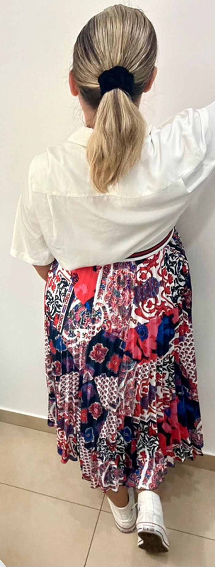 Jupe Longue Plissée Claudie Pierlot Taille 38 - photo numéro 7