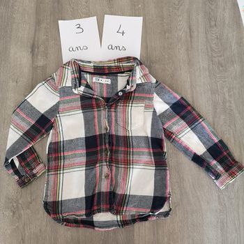 Chemise multicolor fille 3/4 ans