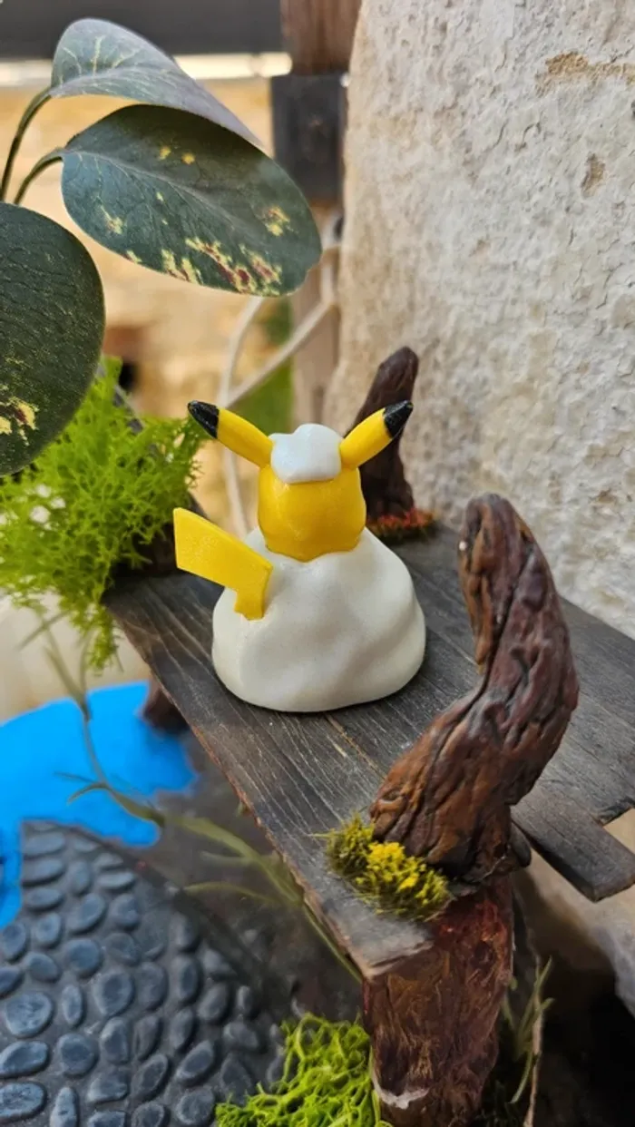 Super figurine Pokemon Nintendo pikachu neige - photo numéro 4