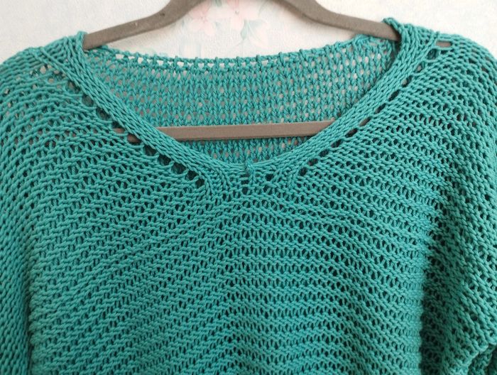 Haut crochet ajouré taille 46 48 - photo numéro 3