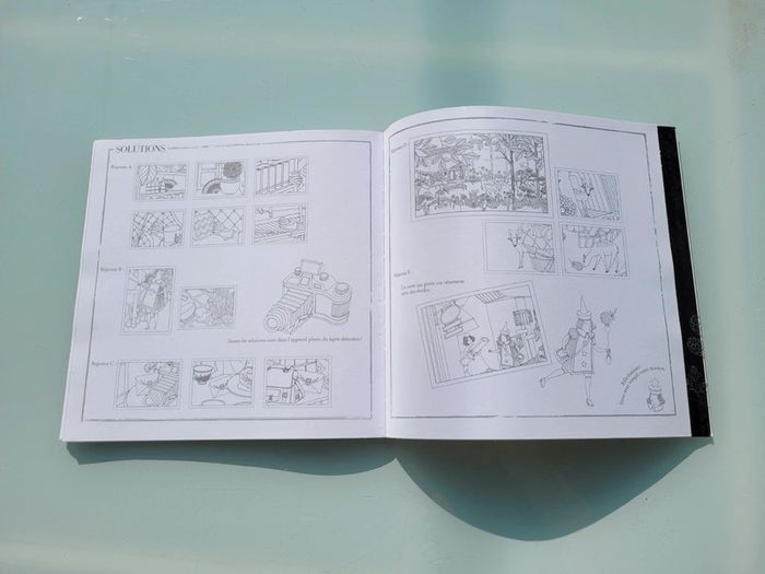 Livre créatif Alice au pays des Merveilles, Carnet de coloriage et voyage imaginaire antistress - photo numéro 9