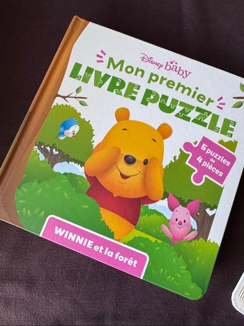 Mon 1er livre puzzle Winnie et la forêt
