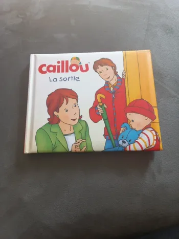 Livre bébé Caillou la sortie