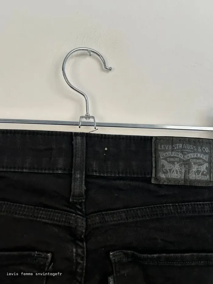 Jean Levi's Femme Noir | 725 High Rise Bootcut | Taille W26 L30 FR36 | Très Bon État | BP15 - photo numéro 5