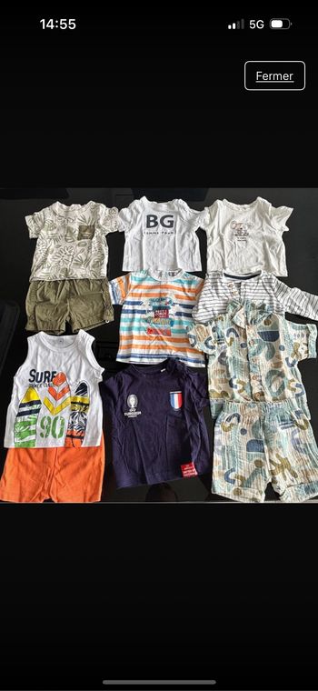 Lots de vêtements été
