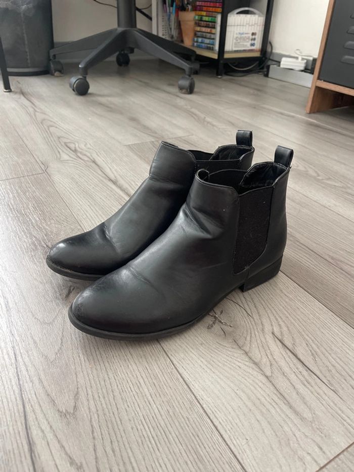 Bottines noires taille 41 en bon état